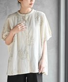 【アールピーエス/rps】のサガラ刺繍バンドカラードルマンブラウス 大人の最旬トレンドファッション＆コーディネート founy(ファウニー) ファッション Fashion レディースファッション Fashion for Women トップス・カットソー Cut & Sew Tops シャツ・ブラウス・オフィスカジュアル Elegant Blouses & Button-Ups インド Indian Textile ドット Polka Dot, Dot Pattern ビッグ Big, Oversized エレガント 上品 Elegant 再入荷 Restock / Back in Stock thumbnail オフベージュ|ID: prp329100004987107 ipo3291000000037359081