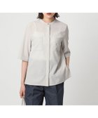 【ユナイテッドアローズ/UNITED ARROWS】のスタンドカラー ポケット 5分袖 シャツ 大人の最旬トレンドファッション＆コーディネート founy(ファウニー) ファッション Fashion レディースファッション Fashion for Women トップス・カットソー Cut & Sew Tops シャツ・ブラウス・オフィスカジュアル Elegant Blouses & Button-Ups インナー Innerwear 秋 Autumn クール Cool, Chic シンプル Simple, Minimal ジャケット Jacket, Outerwear スタンド Stand Collar, Upright Stand ダウン Down, Puffer デニム Denim, Jeans Material ポケット Pocket, Pocket Detail ロング Long, Long-Length 冬 Winter / This Winter アウトレット Outlet / Clearance おすすめ Recommended / Our Picks ビジネス 仕事 通勤 Business / Work / Commuting thumbnail LT.GRAY|ID: prp329100004987110 ipo3291000000037359095