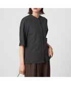 【ユナイテッドアローズ/UNITED ARROWS】のスタンドカラー ポケット 5分袖 シャツ 大人の最旬トレンドファッション＆コーディネート founy(ファウニー) ファッション Fashion レディースファッション Fashion for Women トップス・カットソー Cut & Sew Tops シャツ・ブラウス・オフィスカジュアル Elegant Blouses & Button-Ups インナー Innerwear 秋 Autumn クール Cool, Chic シンプル Simple, Minimal ジャケット Jacket, Outerwear スタンド Stand Collar, Upright Stand ダウン Down, Puffer デニム Denim, Jeans Material ポケット Pocket, Pocket Detail ロング Long, Long-Length 冬 Winter / This Winter アウトレット Outlet / Clearance おすすめ Recommended / Our Picks ビジネス 仕事 通勤 Business / Work / Commuting thumbnail DK.GRAY|ID: prp329100004987110 ipo3291000000037359096