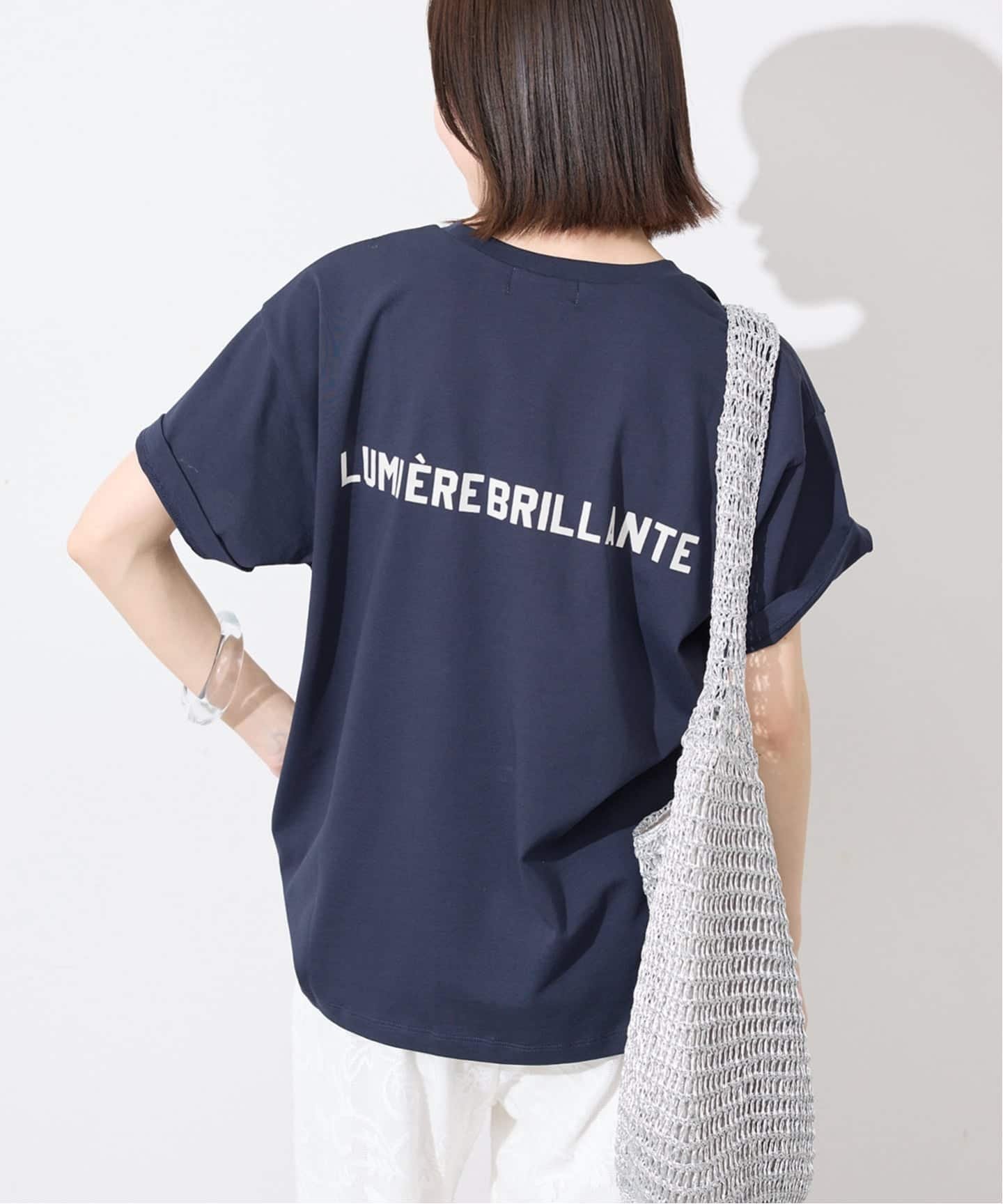 【スローブ イエナ/SLOBE IENA】の《WEB限定/追加2 》1ST ETOILE Tシャツ インテリア・キッズ・メンズ・レディースファッション・服の通販 founy(ファウニー) 　ファッション　Fashion　レディースファッション　Fashion for Women　トップス・カットソー　Cut & Sew Tops　シャツ・ブラウス・オフィスカジュアル　Elegant Blouses & Button-Ups　ロングTシャツ・Tシャツ　Longline T-Shirts & Tees　2026年　2026　2026春夏・S/S　Spring/Summer 2026 SS26　シンプル　Simple, Minimal　プリント　Print, Printed Pattern　夏　Summer　春　Spring　S/S・春夏　SS, Spring/Summer, Warm Season　ネイビー|ID: prp329100004987111 ipo3291000000037359101