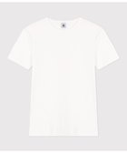 【プチバトー/PETIT BATEAU】のポワンココットクルーネック半袖Tシャツ 大人の最旬トレンドファッション＆コーディネート founy(ファウニー) ファッション Fashion レディースファッション Fashion for Women トップス・カットソー Cut & Sew Tops シャツ・ブラウス・オフィスカジュアル Elegant Blouses & Button-Ups ロングTシャツ・Tシャツ Longline T-Shirts & Tees おすすめ Recommended / Our Picks シンプル Simple, Minimal フィット Fit, Slim Fit 半袖 Short Sleeve, Half Sleeve thumbnail ホワイト|ID: prp329100004987115 ipo3291000000037359127