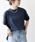【シップス/SHIPS】のSHIPS any 接触冷感/汗染み防止加工/洗濯機可能 スリット ルーズ チュニック TEE 大人の最旬トレンドファッション＆コーディネート founy(ファウニー) ファッション Fashion レディースファッション Fashion for Women トップス・カットソー Cut & Sew Tops 洗える Machine Washable スリット Slit, Slit Detail チュニック Tunic, Long Top バランス Balance, Style Balance フロント Front, Front Design ルーズ Loose, Oversized ロング Long, Long-Length ワイド Wide, Wide Fit 2025年 2025 2025-2026秋冬・A/W Autumn/Winter 2025–26 AW25–26 thumbnail ネイビー|ID: prp329100004987116 ipo3291000000037359134