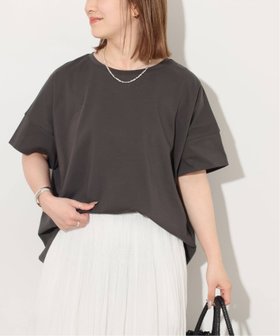 【ジャーナルスタンダード レリューム/JOURNAL STANDARD relume】のオーガニックコットン汗染み防止2WAY TEE 大人の最旬トレンドファッション＆コーディネート founy(ファウニー) ファッション Fashion レディースファッション Fashion for Women 2026年 2026 2026春夏・S/S Spring/Summer 2026 SS26 ロング Long, Long-Length ワイド Wide, Wide Fit 半袖 Short Sleeve, Half Sleeve 春 Spring 秋 Autumn |ID:prp329100004987122
