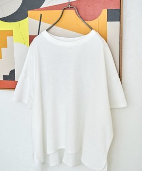 【フリークスストア/FREAK'S STORE】の限定展開 ミニ ワッフル ショート ラウンド 半袖 Tシャツ 大人の最旬トレンドファッション＆コーディネート founy(ファウニー) ファッション Fashion レディースファッション Fashion for Women トップス・カットソー Cut & Sew Tops シャツ・ブラウス・オフィスカジュアル Elegant Blouses & Button-Ups ロングTシャツ・Tシャツ Longline T-Shirts & Tees 2026年 2026 2026春夏・S/S Spring/Summer 2026 SS26 カットソー Cut and Sewn Top ショルダー Shoulder, Shoulder Strap ショート Short, Short Length シンプル Simple, Minimal ドロップ Drop Shoulder, Dropped Style ボトム Bottoms, Lower Wear ラウンド Round, Round Neck ワッフル Waffle, Waffle Knit 半袖 Short Sleeve, Half Sleeve 夏 Summer S/S・春夏 SS, Spring/Summer, Warm Season |ID:prp329100004987130