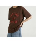 【グローバルワーク/GLOBAL WORK】の冷感コットンプリントBIGTシャツ/一部店舗限定/636805 大人の最旬トレンドファッション＆コーディネート founy(ファウニー) ファッション Fashion レディースファッション Fashion for Women トップス・カットソー Cut & Sew Tops シャツ・ブラウス・オフィスカジュアル Elegant Blouses & Button-Ups ロングTシャツ・Tシャツ Longline T-Shirts & Tees おすすめ Recommended / Our Picks バランス Balance, Style Balance ビッグ Big, Oversized プチプライス・低価格 Affordable / Budget Price プリント Print, Printed Pattern ボトム Bottoms, Lower Wear リラックス Relax, Relaxed Fit ワイド Wide, Wide Fit 夏 Summer thumbnail ダークブラウン58|ID: prp329100004987135 ipo3291000000037359299