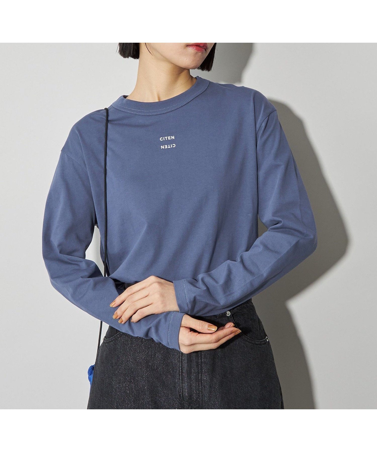 【シテン/CITEN】のロゴロンT 大人の最旬トレンドファッション＆コーディネート founy(ファウニー) 　ファッション　Fashion　レディースファッション　Fashion for Women　トップス・カットソー　Cut & Sew Tops　ロングTシャツ・Tシャツ　Longline T-Shirts & Tees　インナー　Innerwear　カットソー　Cut and Sewn Top　カーディガン　Cardigan, Knitwear　シンプル　Simple, Minimal　バランス　Balance, Style Balance　ビスチェ　Bustier, Corset Top　フィット　Fit, Slim Fit　ベスト　Vest, Waistcoat　ベーシック　Basic, Essential　ボックス　Boxy, Box Shape　ルーズ　Loose, Oversized　A/W・秋冬　Autumn/Winter　おすすめ　Recommended / Our Picks　 other-1|ID: prp329100004987136 ipo3291000000037359306