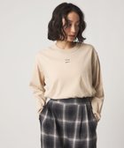 【シテン/CITEN】のロゴロンT 大人の最旬トレンドファッション＆コーディネート founy(ファウニー) ファッション Fashion レディースファッション Fashion for Women トップス・カットソー Cut & Sew Tops ロングTシャツ・Tシャツ Longline T-Shirts & Tees インナー Innerwear カットソー Cut and Sewn Top カーディガン Cardigan, Knitwear シンプル Simple, Minimal バランス Balance, Style Balance ビスチェ Bustier, Corset Top フィット Fit, Slim Fit ベスト Vest, Waistcoat ベーシック Basic, Essential ボックス Boxy, Box Shape ルーズ Loose, Oversized A/W・秋冬 Autumn/Winter おすすめ Recommended / Our Picks thumbnail BEIGE|ID: prp329100004987136 ipo3291000000037359311