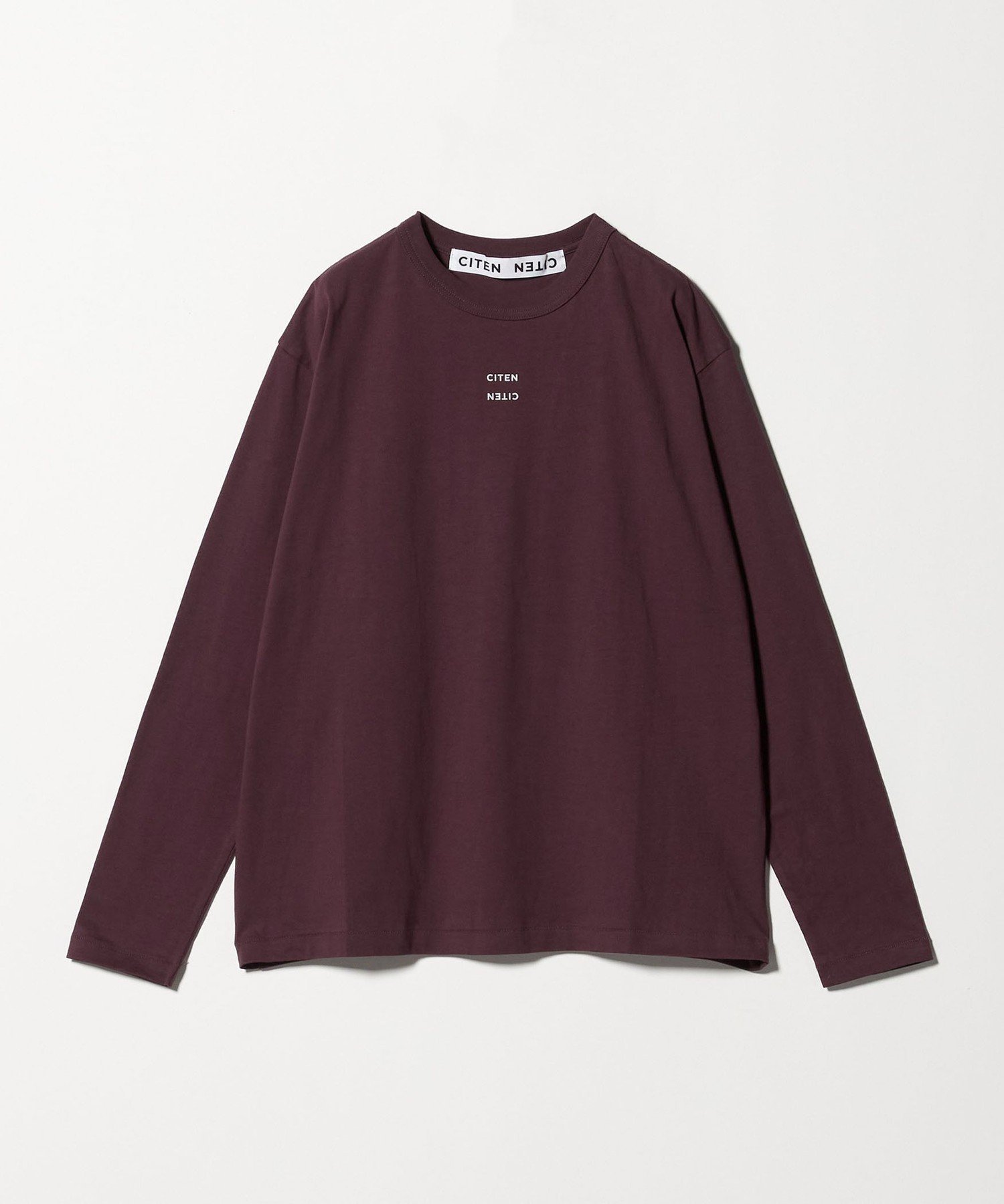 【シテン/CITEN】のロゴロンT インテリア・キッズ・メンズ・レディースファッション・服の通販 founy(ファウニー) 　ファッション　Fashion　レディースファッション　Fashion for Women　トップス・カットソー　Cut & Sew Tops　ロングTシャツ・Tシャツ　Longline T-Shirts & Tees　インナー　Innerwear　カットソー　Cut and Sewn Top　カーディガン　Cardigan, Knitwear　シンプル　Simple, Minimal　バランス　Balance, Style Balance　ビスチェ　Bustier, Corset Top　フィット　Fit, Slim Fit　ベスト　Vest, Waistcoat　ベーシック　Basic, Essential　ボックス　Boxy, Box Shape　ルーズ　Loose, Oversized　A/W・秋冬　Autumn/Winter　おすすめ　Recommended / Our Picks　DK.BROWN|ID: prp329100004987136 ipo3291000000037359312