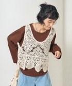 【フリークスストア/FREAK'S STORE】のレースベスト ロンT セット 限定展開 全3色 大人の最旬トレンドファッション＆コーディネート founy(ファウニー) ファッション Fashion レディースファッション Fashion for Women アウター Coat / Outerwear Collection トップス・カットソー Cut & Sew Tops ロングTシャツ・Tシャツ Longline T-Shirts & Tees ベスト&ジレ / 重ね着スタイル Vests & Gilets 2026年 2026 2026春夏・S/S Spring/Summer 2026 SS26 インナー Innerwear ベスト Vest, Waistcoat レース Lace, Lace Fabric 夏 Summer S/S・春夏 SS, Spring/Summer, Warm Season 楽ちん Easy Fit, Comfortable 無地 Plain, Solid Color thumbnail ブラウン|ID: prp329100004987140 ipo3291000000037359351