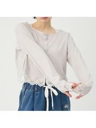【リリーブラウン/Lily Brown】の【UVカット/接触冷感】レースフーディトップス 大人の最旬トレンドファッション＆コーディネート founy(ファウニー) ファッション Fashion レディースファッション Fashion for Women トップス・カットソー Cut & Sew Tops サマー Summer, Summer Style スペシャル Special, Limited Edition スマート Smart, Elegant ポケット Pocket, Pocket Detail レース Lace, Lace Fabric おすすめ Recommended / Our Picks thumbnail GBEG[034]|ID: prp329100004987146 ipo3291000000037359422