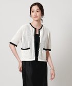 【ユナイテッドアローズ/UNITED ARROWS】のメッシュ スパンコール ニットカーディガン -ウォッシャブル- 大人の最旬トレンドファッション＆コーディネート founy(ファウニー) ファッション Fashion レディースファッション Fashion for Women トップス・カットソー Cut & Sew Tops ニット Knit Tops & Sweaters カーディガン・羽織り Layered Style Cardigans ウォッシャブル Machine Washable かぎ針 Crochet カーディガン Cardigan, Knitwear ストレート Straight, Straight Cut スパンコール Sequins, Sequin Embellishment タイトスカート Pencil Skirt, Tight Skirt デニム Denim, Jeans Material ボトム Bottoms, Lower Wear メッシュ Mesh, Net Fabric アウトレット Outlet / Clearance 夏 Summer エレガント 上品 Elegant thumbnail OFF WHITE|ID: prp329100004987154 ipo3291000000037359472