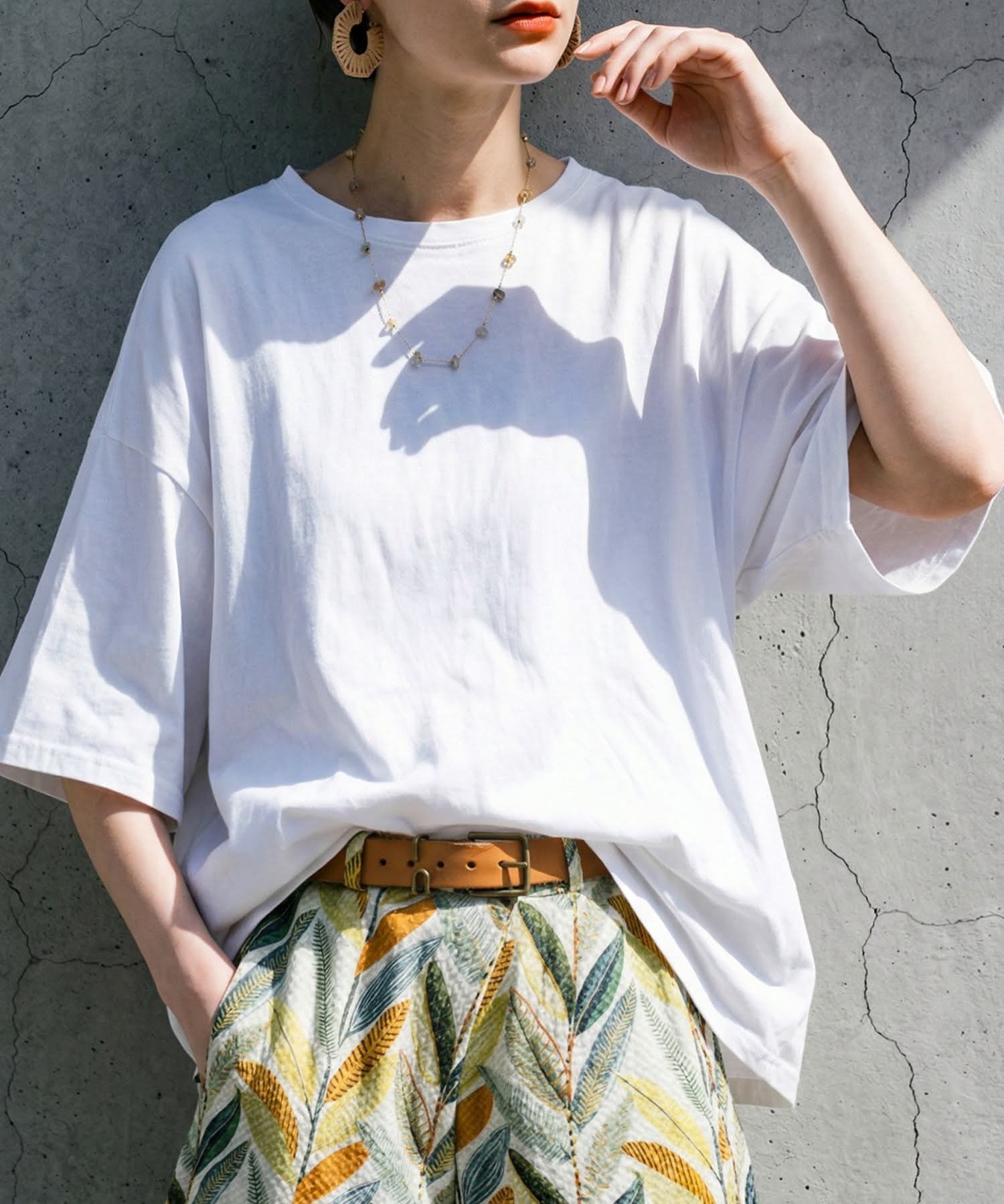 【アンティカ/antiqua】のantiqua 汗染み防止 五分袖 Tシャツ レディース メンズ ユニセックス ZA-00302 大人の最旬トレンドファッション＆コーディネート founy(ファウニー) 　ファッション　Fashion　レディースファッション　Fashion for Women　トップス・カットソー　Cut & Sew Tops　シャツ・ブラウス・オフィスカジュアル　Elegant Blouses & Button-Ups　ロングTシャツ・Tシャツ　Longline T-Shirts & Tees　アンティーク　Antique-Inspired　春　Spring　シンプル　Simple, Minimal　バランス　Balance, Style Balance　フォルム　Silhouette, Form　ボトム　Bottoms, Lower Wear　メンズ　Men's, Menswear　無地　Plain, Solid Color　リラックス　Relax, Relaxed Fit　ルーズ　Loose, Oversized　ワイド　Wide, Wide Fit　ワーク　Workwear, Utility Style　夏　Summer　旅行　Travel　ビジネス 仕事 通勤　Business / Work / Commuting　 other-1|ID: prp329100004987158 ipo3291000000037359494