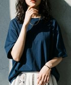 【アンティカ/antiqua】のantiqua 汗染み防止 五分袖 Tシャツ レディース メンズ ユニセックス ZA-00302 大人の最旬トレンドファッション＆コーディネート founy(ファウニー) ファッション Fashion レディースファッション Fashion for Women トップス・カットソー Cut & Sew Tops シャツ・ブラウス・オフィスカジュアル Elegant Blouses & Button-Ups ロングTシャツ・Tシャツ Longline T-Shirts & Tees アンティーク Antique-Inspired 春 Spring シンプル Simple, Minimal バランス Balance, Style Balance フォルム Silhouette, Form ボトム Bottoms, Lower Wear メンズ Men's, Menswear 無地 Plain, Solid Color リラックス Relax, Relaxed Fit ルーズ Loose, Oversized ワイド Wide, Wide Fit ワーク Workwear, Utility Style 夏 Summer 旅行 Travel ビジネス 仕事 通勤 Business / Work / Commuting thumbnail 32 インクブルー|ID: prp329100004987158 ipo3291000000037359501