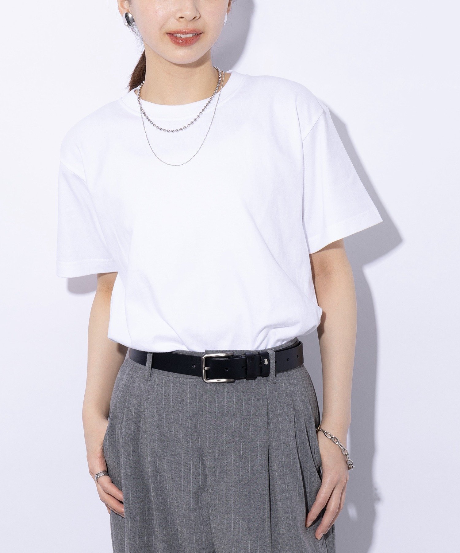 【セットアップセブン/SETUP7】のPrintstar/7.4オンス スーパーヘビーTシャツ 00148 インテリア・キッズ・メンズ・レディースファッション・服の通販 founy(ファウニー) 　ファッション　Fashion　レディースファッション　Fashion for Women　トップス・カットソー　Cut & Sew Tops　シャツ・ブラウス・オフィスカジュアル　Elegant Blouses & Button-Ups　ロングTシャツ・Tシャツ　Longline T-Shirts & Tees　WHT|ID: prp329100004987159 ipo3291000000037359504