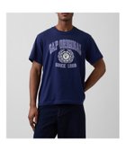 【ギャップ/GAP】のエブリディ ソフト リラックスフィット グラフィックTシャツ 大人の最旬トレンドファッション＆コーディネート founy(ファウニー) ファッション Fashion レディースファッション Fashion for Women トップス・カットソー Cut & Sew Tops シャツ・ブラウス・オフィスカジュアル Elegant Blouses & Button-Ups ロングTシャツ・Tシャツ Longline T-Shirts & Tees グラフィック Graphic, Graphic Design ショルダー Shoulder, Shoulder Strap ストレート Straight, Straight Cut ドロップ Drop Shoulder, Dropped Style フィット Fit, Slim Fit フロント Front, Front Design リラックス Relax, Relaxed Fit 半袖 Short Sleeve, Half Sleeve thumbnail NEW_NAVY|ID: prp329100004987161 ipo3291000000037359532