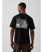 【ギャップ/GAP】のエブリディ ソフト リラックスフィット グラフィックTシャツ 大人の最旬トレンドファッション＆コーディネート founy(ファウニー) ファッション Fashion レディースファッション Fashion for Women トップス・カットソー Cut & Sew Tops シャツ・ブラウス・オフィスカジュアル Elegant Blouses & Button-Ups ロングTシャツ・Tシャツ Longline T-Shirts & Tees グラフィック Graphic, Graphic Design ショルダー Shoulder, Shoulder Strap ストレート Straight, Straight Cut ドロップ Drop Shoulder, Dropped Style フィット Fit, Slim Fit フロント Front, Front Design リラックス Relax, Relaxed Fit 半袖 Short Sleeve, Half Sleeve thumbnail TRUE_BLACK_V2|ID: prp329100004987161 ipo3291000000037359534