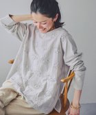 【スタディオ クリップ/studio CLIP】の【新色追加】3DレースロングスリーブTシャツ 大人の最旬トレンドファッション＆コーディネート founy(ファウニー) ファッション Fashion レディースファッション Fashion for Women トップス・カットソー Cut & Sew Tops シャツ・ブラウス・オフィスカジュアル Elegant Blouses & Button-Ups ロングTシャツ・Tシャツ Longline T-Shirts & Tees インナー Innerwear カットソー Cut and Sewn Top カーディガン Cardigan, Knitwear スリーブ Sleeve, Long Sleeve / Short Sleeve デニム Denim, Jeans Material ビスチェ Bustier, Corset Top ベスト Vest, Waistcoat レース Lace, Lace Fabric ロング Long, Long-Length 羽織 Haori, Light Jacket thumbnail ライトグレー12|ID: prp329100004987166 ipo3291000000037359553
