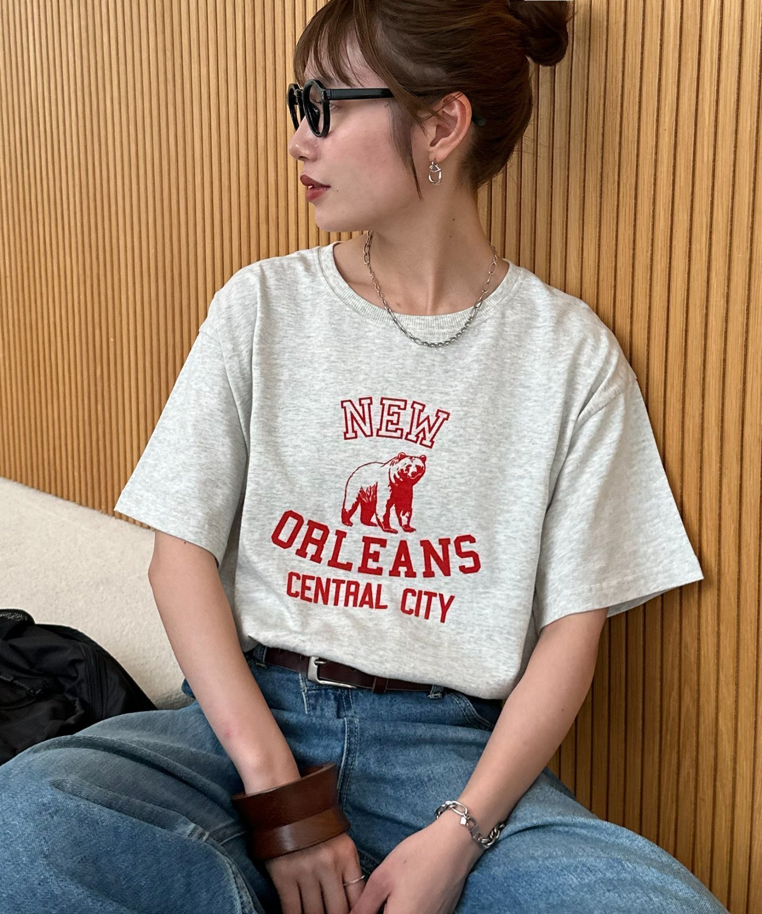 【ディスコート/Discoat】の【Enlude】アニマルカレッジロゴTシャツ《ユニセックス》 大人の最旬トレンドファッション＆コーディネート founy(ファウニー) 　ファッション　Fashion　レディースファッション　Fashion for Women　トップス・カットソー　Cut & Sew Tops　シャツ・ブラウス・オフィスカジュアル　Elegant Blouses & Button-Ups　ロングTシャツ・Tシャツ　Longline T-Shirts & Tees　2026年　2026　2026春夏・S/S　Spring/Summer 2026 SS26　 other-1|ID: prp329100004987170 ipo3291000000037359573