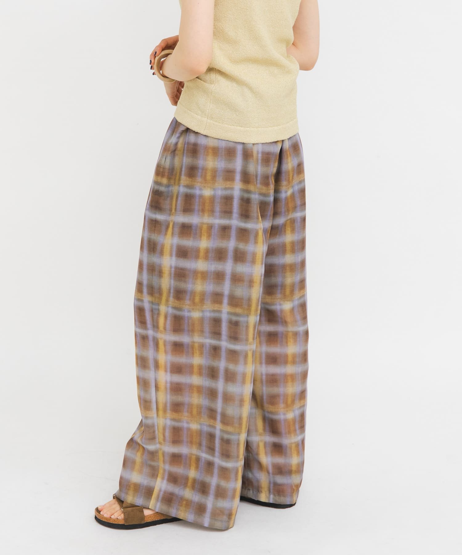 【ケービーエフ/KBF / URBAN RESEARCH】のシアーチェックWIDEパンツ 大人の最旬トレンドファッション＆コーディネート founy(ファウニー) 　ファッション　Fashion　レディースファッション　Fashion for Women　パンツ　Pants & Trousers　2026年　2026　2026春夏・S/S　Spring/Summer 2026 SS26　シアー　Sheer, See-Through　シンプル　Simple, Minimal　チェック　Check, Plaid, Tartan　夏　Summer　S/S・春夏　SS, Spring/Summer, Warm Season　 other-1|ID: prp329100004987186 ipo3291000000037359672