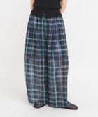 【ケービーエフ/KBF / URBAN RESEARCH】のシアーチェックWIDEパンツ 大人の最旬トレンドファッション＆コーディネート founy(ファウニー) ファッション Fashion レディースファッション Fashion for Women パンツ Pants & Trousers 2026年 2026 2026春夏・S/S Spring/Summer 2026 SS26 シアー Sheer, See-Through シンプル Simple, Minimal チェック Check, Plaid, Tartan 夏 Summer S/S・春夏 SS, Spring/Summer, Warm Season thumbnail グリーン系その他|ID: prp329100004987186 ipo3291000000037359674
