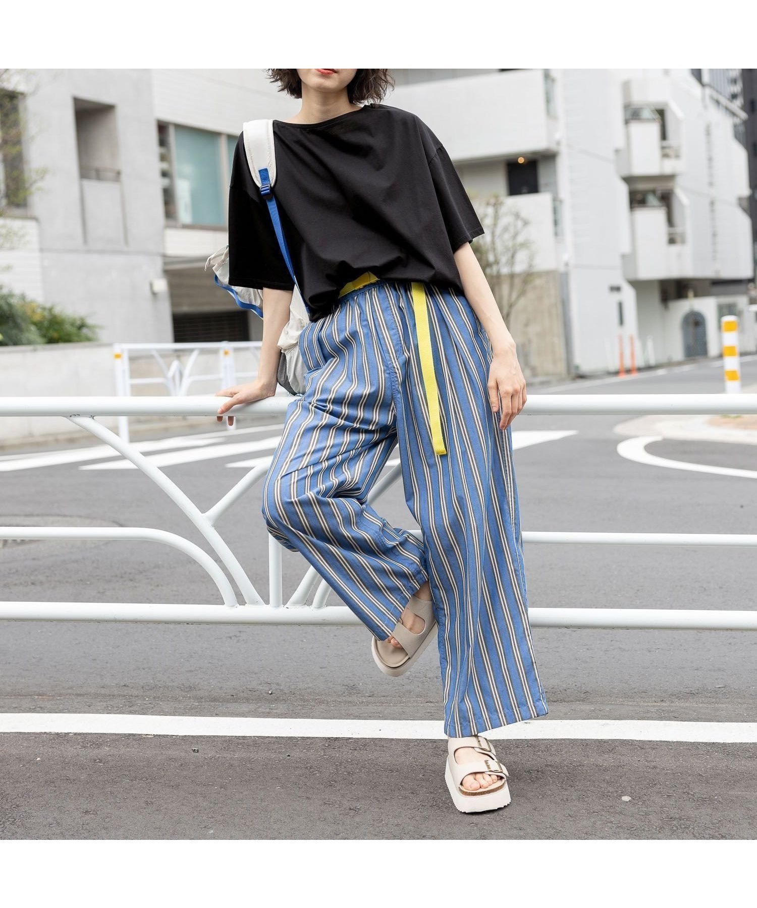 【ニコアンド/niko and】のGardenタックプリントパンツ 大人の最旬トレンドファッション＆コーディネート founy(ファウニー) 　ファッション　Fashion　レディースファッション　Fashion for Women　パンツ　Pants & Trousers　おすすめ　Recommended / Our Picks　エレガント 上品　Elegant　ギンガム　Gingham, Gingham Fabric　シンプル　Simple, Minimal　ストライプ　Stripe, Striped Pattern　チェック　Check, Plaid, Tartan　ポケット　Pocket, Pocket Detail　リラックス　Relax, Relaxed Fit　ワイド　Wide, Wide Fit　無地　Plain, Solid Color　 other-1|ID: prp329100004987188 ipo3291000000037359688