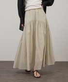 【サロン アダム エ ロペ/SALON adam et rope'】の【WEB限定】コットンオーガンジーギャザースカート / イージーケア 大人の最旬トレンドファッション＆コーディネート founy(ファウニー) ファッション Fashion レディースファッション Fashion for Women スカート Skirts オーガンジー Organza Fabric ギャザー Gathered, Ruffled シアー Sheer, See-Through シンプル Simple, Minimal タンク Tank Top, Sleeveless Top ポケット Pocket, Pocket Detail ロング Long, Long-Length 夏 Summer エレガント 上品 Elegant 2026年 2026 2026春夏・S/S Spring/Summer 2026 SS26 thumbnail ベージュ系(28)|ID: prp329100004987191 ipo3291000000037359704