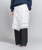 【ユナイテッドアローズ/UNITED ARROWS】のコットンレース ラップスカート キャミソール -2WAY- 大人の最旬トレンドファッション＆コーディネート founy(ファウニー) ファッション Fashion レディースファッション Fashion for Women スカート Skirts インナー Innerwear ウォッシュ Washed Finish キャミソール Camisole, Spaghetti Strap Top シンプル Simple, Minimal ストレート Straight, Straight Cut セットアップ Set-Up, Coordinated Outfit フロント Front, Front Design ラップ Wrap, Wrap Design リボン Ribbon, Bow ループ Loop, Loop Knit レース Lace, Lace Fabric ロング Long, Long-Length アウトレット Outlet / Clearance おすすめ Recommended / Our Picks thumbnail WHITE|ID: prp329100004987198 ipo3291000000037359782
