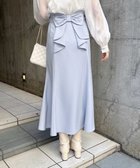 【イング/INGNI】のBackリボンマーメイドスカート 大人の最旬トレンドファッション＆コーディネート founy(ファウニー) ファッション Fashion レディースファッション Fashion for Women スカート Skirts ギンガム Gingham, Gingham Fabric ショート Short, Short Length シンプル Simple, Minimal スマホ Smartphone, Mobile Device トレンド Trend, Trending Now バランス Balance, Style Balance フェミニン Feminine, Girly マーメイド Mermaid, Fishtail Silhouette 無地 Plain, Solid Color リボン Ribbon, Bow ロング Long, Long-Length おすすめ Recommended / Our Picks エレガント 上品 Elegant thumbnail サックス|ID: prp329100004987199 ipo3291000000037359785