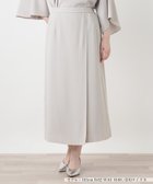 【レリアン/LEILIAN】のラップロングスカート ライトベージュ|ID: prp329100004987209 ipo3291000000037359814