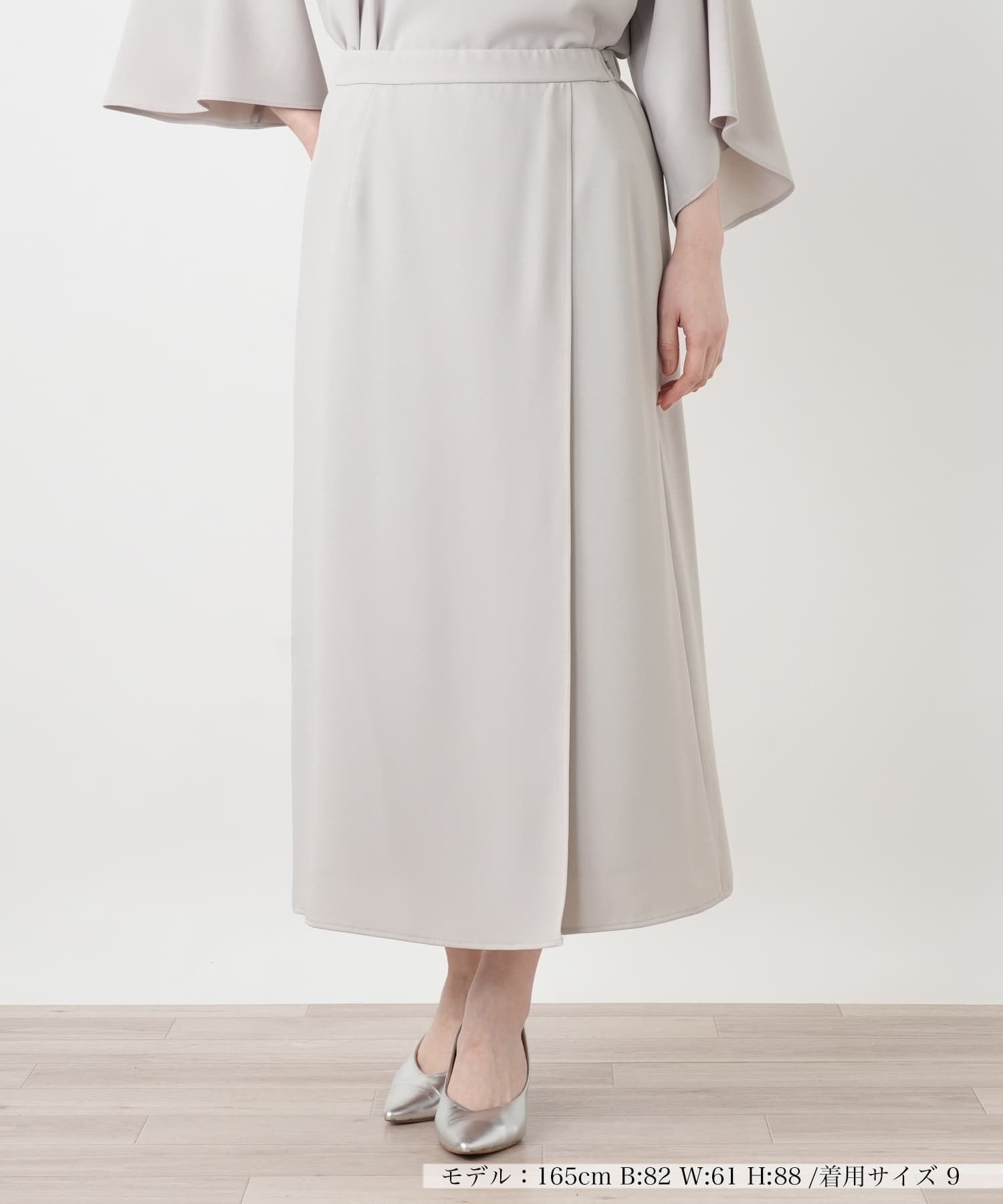 【レリアン/LEILIAN】のラップロングスカート インテリア・キッズ・メンズ・レディースファッション・服の通販 founy(ファウニー) 　ファッション　Fashion　レディースファッション　Fashion for Women　スカート　Skirts　ロングスカート　Long Skirts / Maxi & Midi Skirts　ウォッシャブル　Machine Washable　エレガント 上品　Elegant　セットアップ　Set-Up, Coordinated Outfit　ドレープ　Drape, Draping Fabric　ポケット　Pocket, Pocket Detail　リラックス　Relax, Relaxed Fit　おすすめ　Recommended / Our Picks　夏　Summer　ライトベージュ|ID: prp329100004987209 ipo3291000000037359814