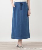 【レリアン/LEILIAN】のデニム風ロングスカート【L JEANS】 ブルー系|ID: prp329100004987211 ipo3291000000037359818