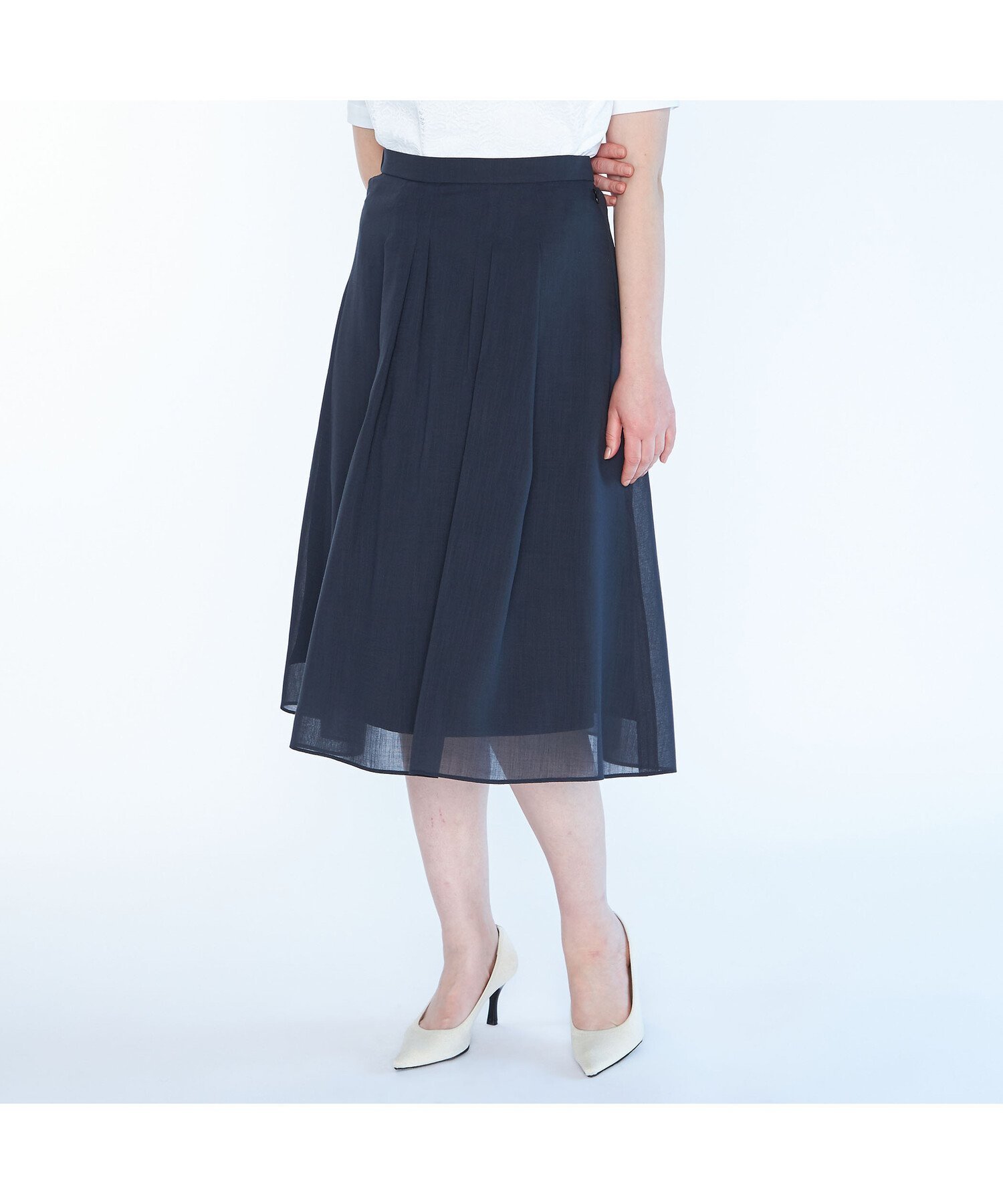 【スキャパ/SCAPA】のシアーローンスカート 大人の最旬トレンドファッション＆コーディネート founy(ファウニー) 　ファッション　Fashion　レディースファッション　Fashion for Women　スカート　Skirts　ジャケット　Jacket, Outerwear　セットアップ　Set-Up, Coordinated Outfit　フレア　Flare, Flared　ボトム　Bottoms, Lower Wear　ランダム　Random, Irregular　 other-1|ID: prp329100004987213 ipo3291000000037359822