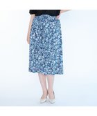 【スキャパ/SCAPA】のジャカードフラワースカート 大人の最旬トレンドファッション＆コーディネート founy(ファウニー) ファッション Fashion レディースファッション Fashion for Women スカート Skirts カットソー Cut and Sewn Top ジャカード／ジャガード Jacquard, Woven Pattern プリント Print, Printed Pattern 夏 Summer thumbnail ブルー|ID: prp329100004987215 ipo3291000000037359829