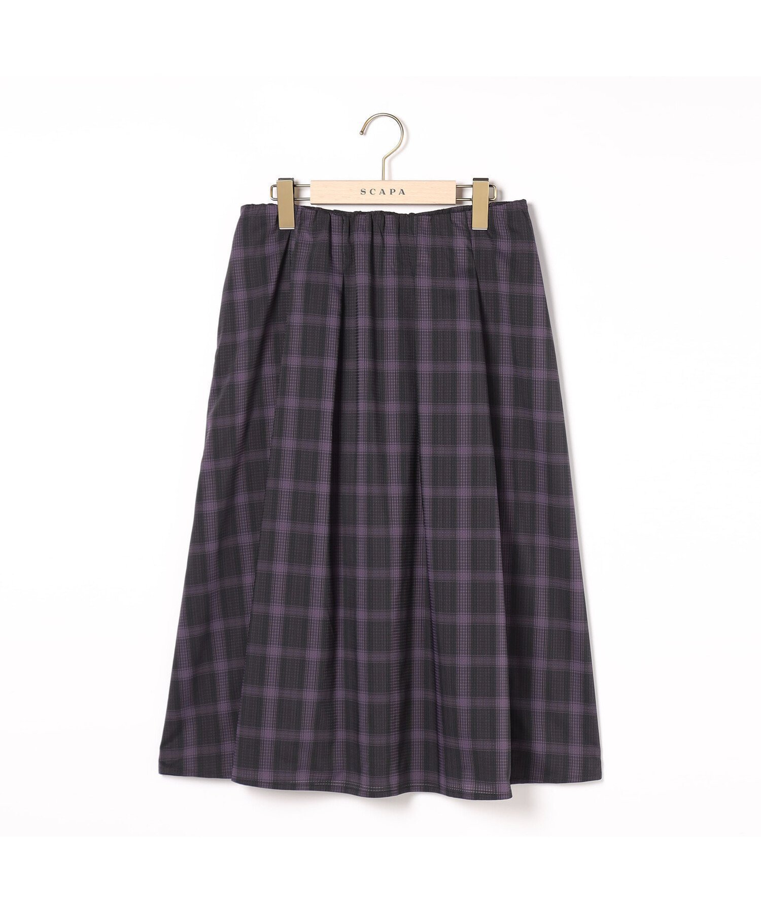 【スキャパ/SCAPA】のアソートメッシュスカート インテリア・キッズ・メンズ・レディースファッション・服の通販 founy(ファウニー) 　ファッション　Fashion　レディースファッション　Fashion for Women　スカート　Skirts　クラシカル　Classical, Vintage-Inspired　サンダル　Sandals, Summer Shoes　スニーカー　Sneakers, Trainers　チェック　Check, Plaid, Tartan　ドレープ　Drape, Draping Fabric　夏　Summer　春　Spring　S/S・春夏　SS, Spring/Summer, Warm Season　パープル|ID: prp329100004987217 ipo3291000000037359836