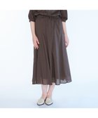 【スキャパ/SCAPA】のコットンローンスカート 大人の最旬トレンドファッション＆コーディネート founy(ファウニー) ファッション Fashion レディースファッション Fashion for Women スカート Skirts ドレープ Drape, Draping Fabric リラックス Relax, Relaxed Fit 夏 Summer 春 Spring S/S・春夏 SS, Spring/Summer, Warm Season thumbnail ダークブラウン|ID: prp329100004987220 ipo3291000000037359844