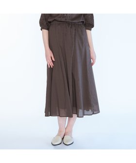 【スキャパ/SCAPA】のコットンローンスカート 大人の最旬トレンドファッション＆コーディネート founy(ファウニー) ファッション Fashion レディースファッション Fashion for Women スカート Skirts ドレープ Drape, Draping Fabric リラックス Relax, Relaxed Fit 夏 Summer 春 Spring S/S・春夏 SS, Spring/Summer, Warm Season |ID:prp329100004987222