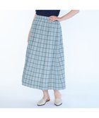 【スキャパ/SCAPA】のエアリーチェックスカート 大人の最旬トレンドファッション＆コーディネート founy(ファウニー) ファッション Fashion レディースファッション Fashion for Women スカート Skirts ギャザー Gathered, Ruffled チェック Check, Plaid, Tartan フレア Flare, Flared ロング Long, Long-Length 夏 Summer thumbnail ライトブルー|ID: prp329100004987223 ipo3291000000037359853