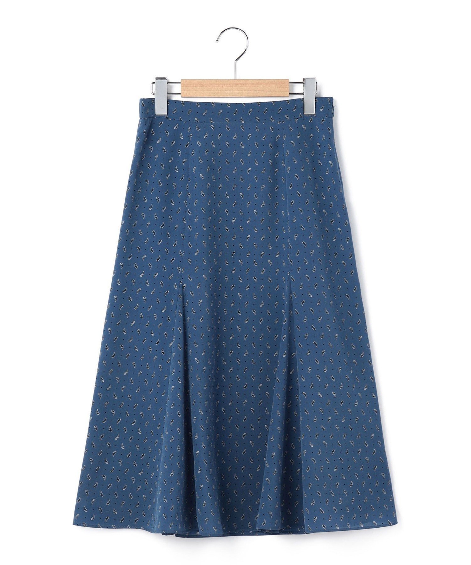 【キース/KEITH】のペイズリーパターンスカート インテリア・キッズ・メンズ・レディースファッション・服の通販 founy(ファウニー) 　ファッション　Fashion　レディースファッション　Fashion for Women　スカート　Skirts　おすすめ　Recommended / Our Picks　セットアップ　Set-Up, Coordinated Outfit　ドット　Polka Dot, Dot Pattern　プリント　Print, Printed Pattern　ペイズリー　Paisley, Ethnic Pattern　ブルー|ID: prp329100004987229 ipo3291000000037359873