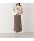 【プロポーション ボディドレッシング/PROPORTION BODY DRESSING】のa/mie ベーシックナロースカート 26SS 大人の最旬トレンドファッション＆コーディネート founy(ファウニー) ファッション Fashion レディースファッション Fashion for Women スカート Skirts 2026年 2026 2026春夏・S/S Spring/Summer 2026 SS26 おすすめ Recommended / Our Picks スリット Slit, Slit Detail センター Center, Center Line ツイル Twist, Twisted Detail フリル Frill, Ruffle thumbnail ブラウン|ID: prp329100004987233 ipo3291000000037359888