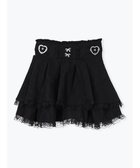 【ノエミ/NOEMIE】のレースボンディングハートWバックルスカパン 大人の最旬トレンドファッション＆コーディネート founy(ファウニー) ファッション Fashion レディースファッション Fashion for Women バッグ Bags おすすめ Recommended / Our Picks ボンディング Bonding, Bonded Fabric リボン Ribbon, Bow レース Lace, Lace Fabric thumbnail 黒|ID: prp329100004987237 ipo3291000000037359906