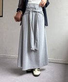 【ゼヴォン/Thevon】のラップ風リブナロースカート 大人の最旬トレンドファッション＆コーディネート founy(ファウニー) ファッション Fashion レディースファッション Fashion for Women スカート Skirts アクセサリー Fashion Accessories 春 Spring ストラップサンダル Strappy Sandals, Strap Sandals トレンド Trend, Trending Now ネックレス Necklace, Pendant Necklace ラップ Wrap, Wrap Design リラックス Relax, Relaxed Fit 再入荷 Restock / Back in Stock おすすめ Recommended / Our Picks エレガント 上品 Elegant 2026年 2026 2026春夏・S/S Spring/Summer 2026 SS26 thumbnail ライトグレー|ID: prp329100004987239 ipo3291000000037359913