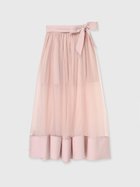 【エイミーイストワール/eimy istoire】のTULLE WRAP RIBBON SKIRT 大人の最旬トレンドファッション＆コーディネート founy(ファウニー) ファッション Fashion レディースファッション Fashion for Women スカート Skirts コンパクト Compact, Small Size サテン Satin, Glossy Fabric シンプル Simple, Minimal スニーカー Sneakers, Trainers チュール Tulip, Tulip Motif なめらか Smooth, Silky Texture バランス Balance, Style Balance ファブリック Fabric, Textile ラップ Wrap, Wrap Design リボン Ribbon, Bow ロング Long, Long-Length 再入荷 Restock / Back in Stock おすすめ Recommended / Our Picks エレガント 上品 Elegant thumbnail PINK|ID: prp329100004987241 ipo3291000000037359922