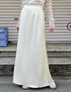 【リエディ/Re:EDIT】のサテンナロースカート 大人の最旬トレンドファッション＆コーディネート founy(ファウニー) ファッション Fashion レディースファッション Fashion for Women スカート Skirts なめらか Smooth, Silky Texture オケージョン Occasion Wear コンパクト Compact, Small Size サテン Satin, Glossy Fabric スニーカー Sneakers, Trainers セレモニー Ceremony バランス Balance, Style Balance フェミニン Feminine, Girly エレガント 上品 Elegant thumbnail アイボリー|ID: prp329100004987242 ipo3291000000037359925