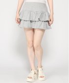 【イング/INGNI】のINGNI/ラインストーンロゴフリルSK 大人の最旬トレンドファッション＆コーディネート founy(ファウニー) ファッション Fashion レディースファッション Fashion for Women スカート Skirts インナー Innerwear ガーリー Girly, Feminine Style コンパクト Compact, Small Size ショート Short, Short Length スウェット / スエット Sweatshirt, Sweatwear ストーン Stone, Gem-Like セットアップ Set-Up, Coordinated Outfit フィット Fit, Slim Fit フリル Frill, Ruffle ミニスカート Mini Skirt, Short Skirt thumbnail グレー|ID: prp329100004987243 ipo3291000000037359933