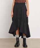 【タトラス コンセプトストア/TATRAS CONCEPT STORE】の【TATRAS 直営店】AGLEA アグレア / スカート 大人の最旬トレンドファッション＆コーディネート founy(ファウニー) ファッション Fashion レディースファッション Fashion for Women スカート Skirts イタリア Italy カッティング Cutting Detail ギャザー Gathered, Ruffled タイプライター Typewriter Fabric, Crisp Cotton ドローコード Drawcord, Drawstring Cord フェミニン Feminine, Girly ロング Long, Long-Length thumbnail BLACK|ID: prp329100004987246 ipo3291000000037359940