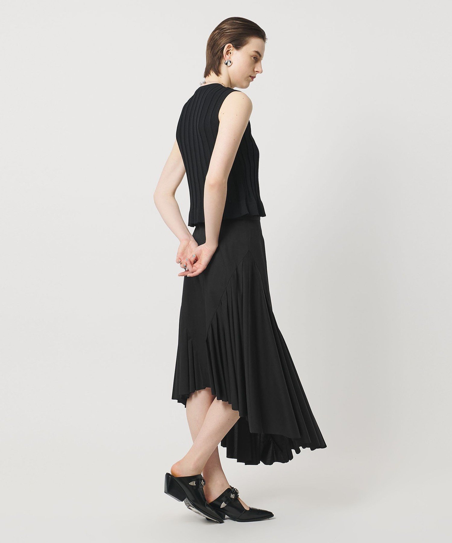 【ユナイテッドアローズ/UNITED ARROWS】のASTRAET コンビ タック フレアースカート インテリア・キッズ・メンズ・レディースファッション・服の通販 founy(ファウニー) ファッション Fashion レディースファッション Fashion for Women スカート Skirts おすすめ Recommended / Our Picks コンパクト Compact, Small Size コンビ Combo, Combination Style バランス Balance, Style Balance フレア Flare, Flared フレアースカート Flared Skirt, A-Line Skirt BLACK|ID: prp329100004987255 ipo3291000000037359975