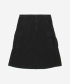 【ビショップ/Bshop】の別注 ARMY SKIRT BLACK WOMEN 大人の最旬トレンドファッション＆コーディネート founy(ファウニー) ファッション Fashion レディースファッション Fashion for Women スカート Skirts サテン Satin, Glossy Fabric ポケット Pocket, Pocket Detail ミリタリー Military, Army Style ワーク Workwear, Utility Style 別注 Limited Edition, Custom Order thumbnail BLACK|ID: prp329100004987261 ipo3291000000037359993