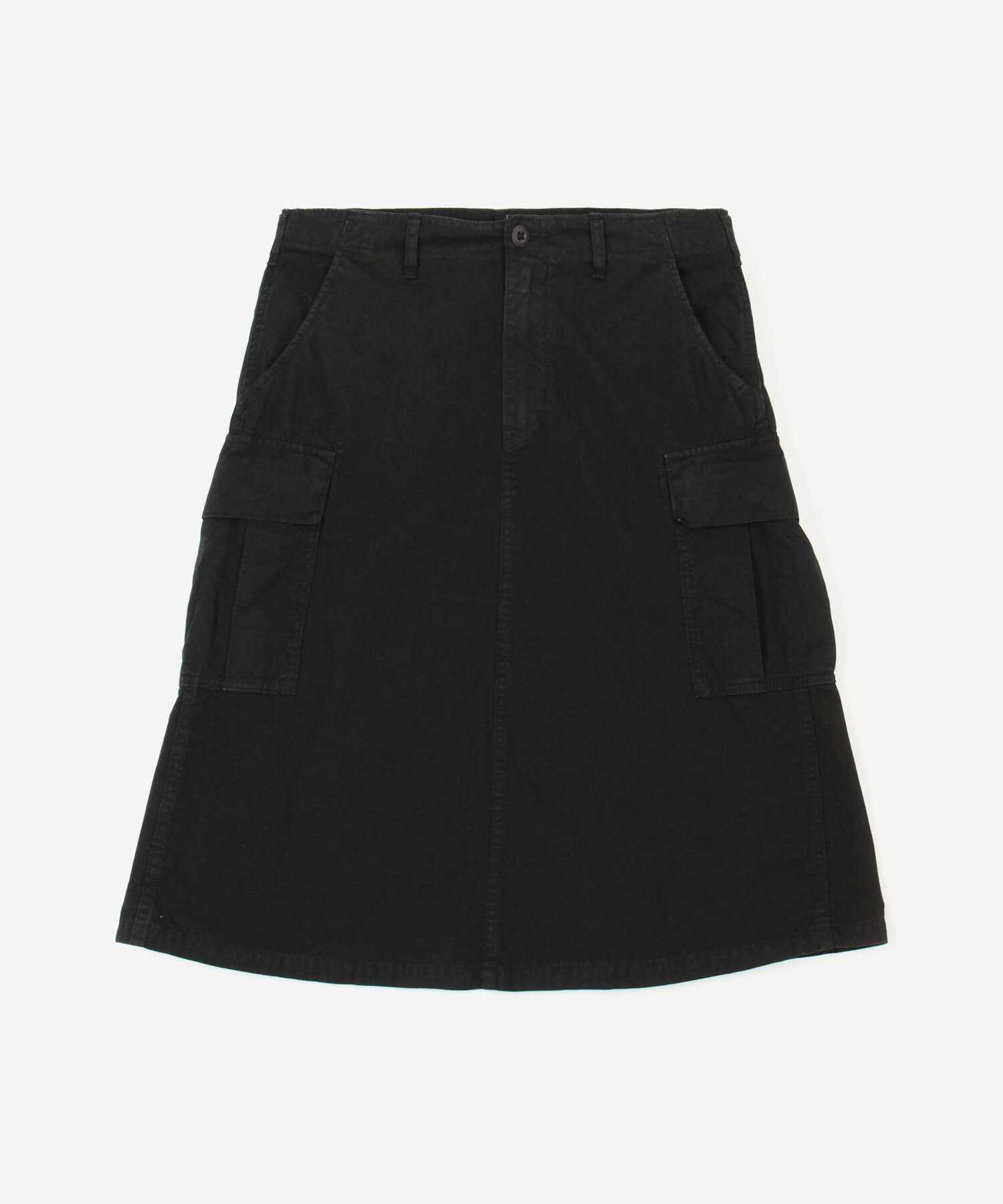 【ビショップ/Bshop】の別注 ARMY SKIRT BLACK WOMEN インテリア・キッズ・メンズ・レディースファッション・服の通販 founy(ファウニー) 　ファッション　Fashion　レディースファッション　Fashion for Women　スカート　Skirts　サテン　Satin, Glossy Fabric　ポケット　Pocket, Pocket Detail　ミリタリー　Military, Army Style　ワーク　Workwear, Utility Style　別注　Limited Edition, Custom Order　BLACK|ID: prp329100004987261 ipo3291000000037359993