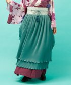 【アミナコレクション/Amina Collection】の【カヤ】襞寄せ前掛けスカート 大人の最旬トレンドファッション＆コーディネート founy(ファウニー) ファッション Fashion レディースファッション Fashion for Women スカート Skirts プリーツ Pleats, Pleated thumbnail グリーン|ID: prp329100004987269 ipo3291000000037360022