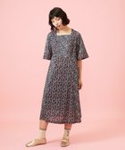 【ホコモモラ/Jocomomola】の【接触冷感】Dulcinea フラワープリントカットソーワンピース 大人の最旬トレンドファッション＆コーディネート founy(ファウニー) ファッション Fashion レディースファッション Fashion for Women ワンピース Dresses 春 Spring 秋 Autumn カットソー Cut and Sewn Top カーディガン Cardigan, Knitwear 今季 This Season, Current Season スクエア Square, Square Shape パッチワーク Patchwork, Mixed Fabric フェミニン Feminine, Girly フレア Flare, Flared プリント Print, Printed Pattern ペチコート Petticoat, Underskirt ポケット Pocket, Pocket Detail ワイド Wide, Wide Fit 冬 Winter / This Winter おすすめ Recommended / Our Picks 夏 Summer thumbnail ブラック|ID: prp329100004987285 ipo3291000000037360077